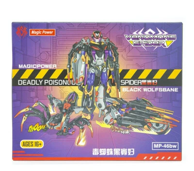 Magic Power MP-46BW Spider Blackarachnia Black Wolfsbdne Figure toy in stock - Image 1 of 4