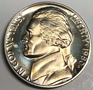 # C1770    U.S.  JEFFERSON NICKEL    COIN,     1980-S    Proof - Picture 1 of 2