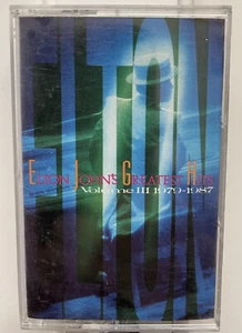 Elton John Greatest Hits Vol III 3 Cassette Tape Geffen Records Vintage 1985 - Picture 1 of 2