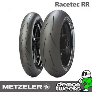 1 x 190/55 ZR17 MC 75W TL - K3 Metzeler Racetec RR Motorcycle Tyre - Rear
