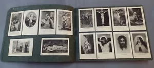 Antiguo álbum de 497 tarjetas de oración religiosa, catálogo de muestra principios de 1900 - Imagen 1 de 23