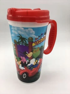 Walt Disney World Mug Cup Rapid Fill Refillable RED Top Car TrailerPluto - Picture 1 of 7
