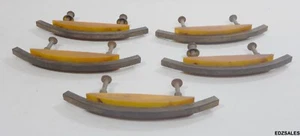 5 Vintage Bakelite Butterscotch MCM Cabinet Drawer Pulls Handles - Picture 1 of 8