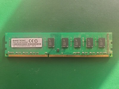 2GB SHARETRONIC SM312NH08GBF DDR3 1066 PC3-8500 Desktop Momery SDRam - Image 1 of 2
