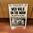 Vintage New York Daily News laminated Front Page 7/21/69. Man Walk On The Moon