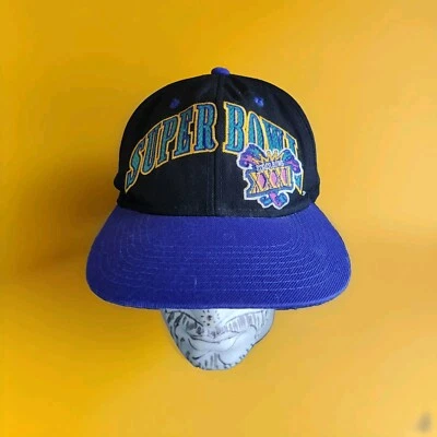 Gorra Snapback Vintage Años 90 NFL Super Bowl XXXI Nueva Orleans 1997 🎏✨ Foto 1 de 4