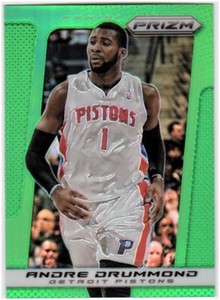 2013-14 Panini Prizm Prizms Green #198 Andre Drummond - NM-MT