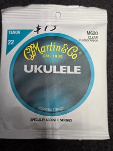 Martin M620 Clear Fluorocarbon Tenor Ukulele Strings - Picture 1 of 2