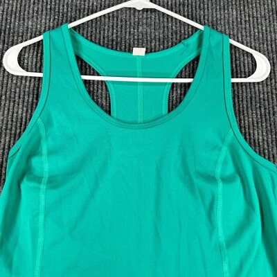 FILA Tank Top Shirt Womens Small Green Sleeveless Activewear Workout Yoga Gym - Imagem 1 de 4
