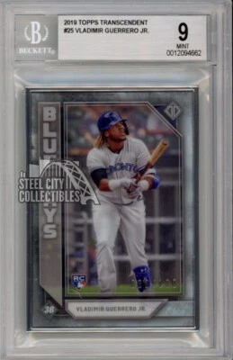 Vladimir Guerrero Jr 2019 Topps Transcendent Rookie Card 039/100 BGS 9 Mint - Image 1 of 2