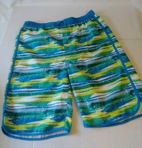 O'rageous Swim Trunks Boys Size XL Blue Green Board Shorts Bathing Suit NWOT - Picture 1 of 8