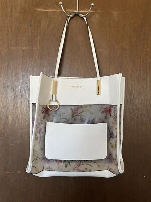 Big Buddha White Floral Tote Shoulder Bag Foto 1 de 4