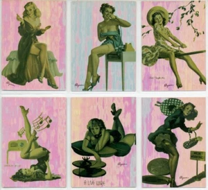 Elvgren's Calendar Pinups 2 - complete 6 card subset [Comic Images 1994] - Picture 1 of 2