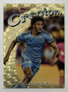 2023 Topps Finest MLS Talles Magno Creators SUPERFRACTOR 1/1 NYCFC - Picture 1 of 1