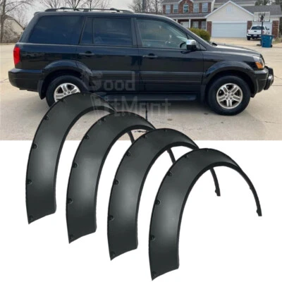 For Honda Pilot 2003-2023 4.5" 4Pcs Fender Flares Flexible Wheel Arches Body Kit Foto 1 de 4