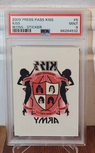 PSA 9 ~ 2009 Press Pass KISS Ikons tatuaje/inserto de pegatina #5 KISS ARMY - Imagen 1 de 2
