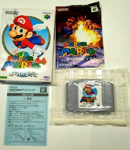 Super Mario 64 w/Box Manual Nintendo 64 N64 JpGames NTSC-J 1996 Tested - Picture 1 of 11