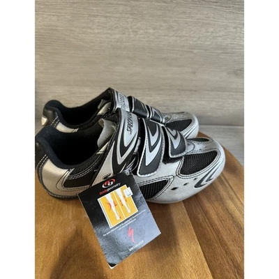 Zapato de carretera Specialized Sport Road Body Geometry, negro plateado, hombre 4,5 Foto 1 de 4