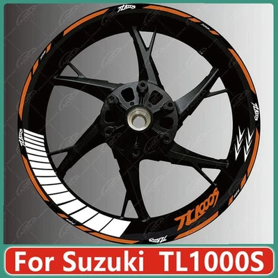 17 Inch For Suzuki TL1000S Motorcycle Wheel Waterproof Reflective Rim Decal New Foto 1 de 4