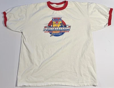 Camisa Vintage Timbre Nacional Junior Campeonato Olímpico Cross Country XL Yunque Foto 1 de 4