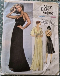 Vogue Designer Sewing Pattern 1560, Edith Head Vintage Dress and Jacket, Size 12 - Picture 1 of 2