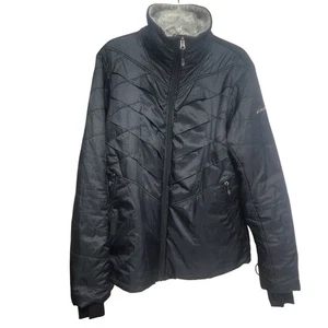 Columbia Omni-Heat Youth XL Black Quilted Full-Zip Jacket Reflective Lining - Picture 1 of 8