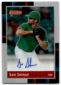 2022 Donruss Optic - Retro Signatures Purple Prizm #R88S-SS Sam Selman 1988 Holo - Picture 1 of 2