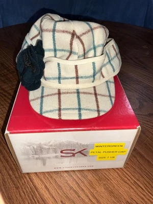 Stormy Kromer Wool Wintergreen Hat Petal Pusher Cap Size 7 1/8 Made In USA - Image 1 of 4