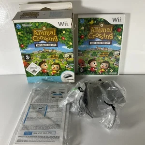 Animal Crossing City Folk With Wii Speak Nintendo Complete - Preowned - Picture 1 of 8