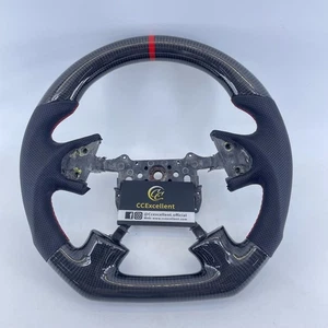 For Acura TL 2004-2006 real carbon fiber steering wheel/ Perforated leather - Picture 1 of 8