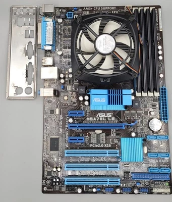 Mainboard ASUS M5A78L LE Sockel AM3+ + AMD FX-6100 + 8GB DDR3 RAM - Bild 1 von 3