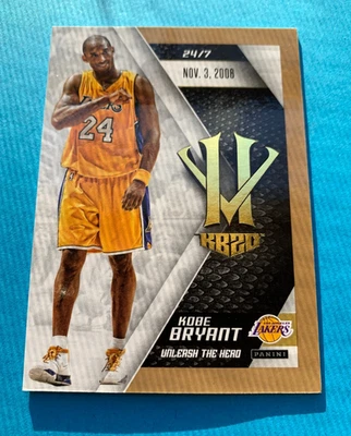 KOBE BRYANT 2015-16 Panini KOBE HEROVILLAIN BASKETBALL  Card # 12 Lakers - Image 1 of 2
