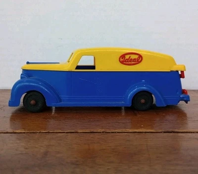 Винтажный 1950-е идеальная жесткая пластиковая панель доставки фургон с задними открывающимися дверями 6"  - Изображение 1 из 4