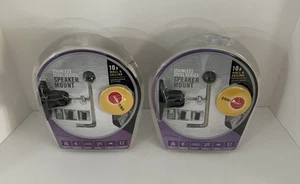 OMNIMOUNT 10.0 WALL/CEILING Stainless Steel 10-lb Speaker Mount Lot of 2 NEW! - Picture 1 of 7