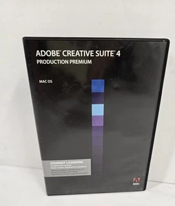 MAC OS Adobe Creative Suite 4 Production Premium DVD Set w Key - Picture 1 of 6