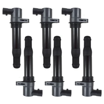 Juego de 6 bobinas de chispa de encendido para Land Rover Freelander 02 y 04-06 2,5 L 6 cilindros Foto 1 de 4