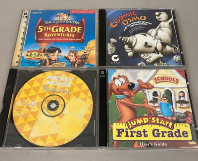 Lot of 4 Cds Disney Mickey Mouse Toddler,  Cosmic Osmo, Jump Start (see descrip) - Image 1 of 2