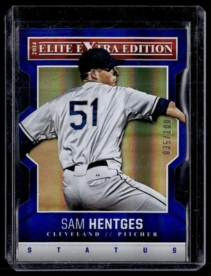 2014 Panini Elite Extra Edition #60 Sam Hentges Status Blue #/100 - Image 1 of 2