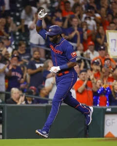 8x10 Photo YORDAN ALVAREZ Houston Astros World Series Champions City Connect - Picture 1 of 1
