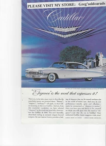 Original 1960 Cadillac 4 door hardtop Vintage Print Ad: "Elegance is the word.. - Picture 1 of 1