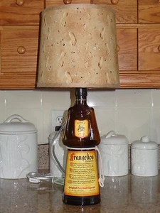 Folk Art/By the Artist Table/Desk Lamp (Pretty Footprints in the Sand Shade) - Picture 1 of 3