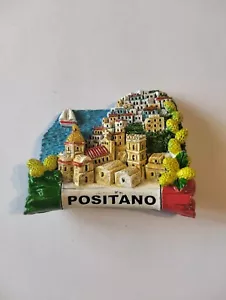 MAGNETE CALAMITA RESINA FRIGO SOUVENIR FRIDGE MAGNET POSITANO CAMPANIA - Imagen 1 de 1