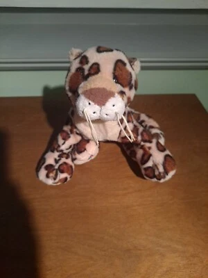GANZ Webkinz SOFT SPOTTED LEOPARD CAT 7" Plush Stuffed Animal TOY - Image 1 of 4