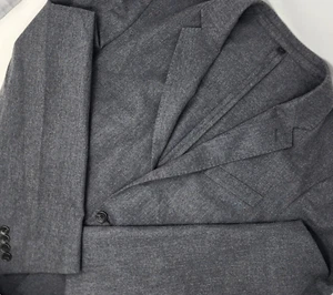 Chaqueta Blazer J CREW Ludlow x Moon Para Hombre Talla 44R Gris Mezcla de Lana Calce Ajustado Usada en Excelente Condición - Imagen 1 de 13