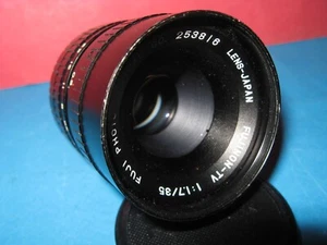 Lens FUJINON-TV 1.7/35mm by FUJI OPTICAL CO for C mount (M25) - VERY RARE! - Picture 1 of 15