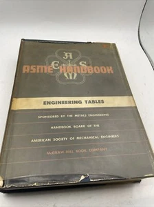 Vintage ASME Handbook Engineering Tables Copyright 1956 - Imagen 1 de 14