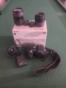 Olympus EVOLT E-500 8.0MP Digital SLR Camera w/ 14-45mm Lens Batteries & Charger - Picture 1 of 3