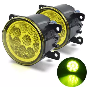 Pair LED Yellow Bumper Fog Light For Ford Transit Connect 2011-2017 Driving Lamp - Picture 1 of 12