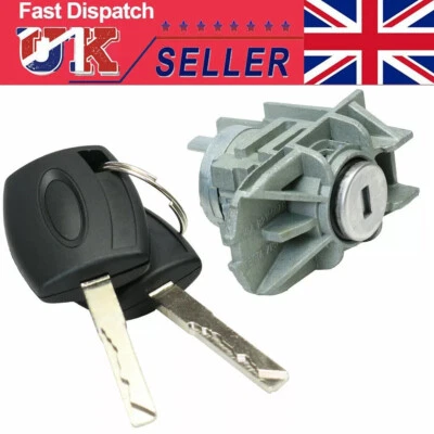 FITS FORD FIESTA VI 2009-2015 #1552849 FRONT DOOR LOCK BARREL CYLINDER & 2 KEYS - Image 1 of 4