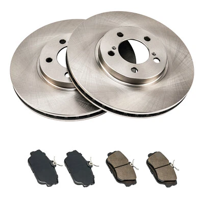 Front Disc Brake Rotors Brake Pads Fit For Ford Taurus Thunderbird Mercury Sable - Image 1 of 4